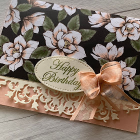 Card using Stampin' Up! Magnolia Lane Designer Series Paper