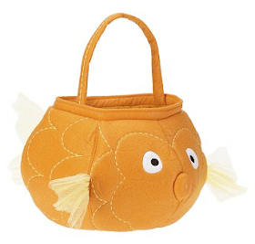 goldfish Halloween treat bag