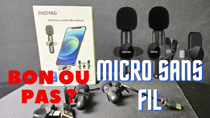 Micro cravate sans fil USB de la marque SNZIYAG pour vos vidéos