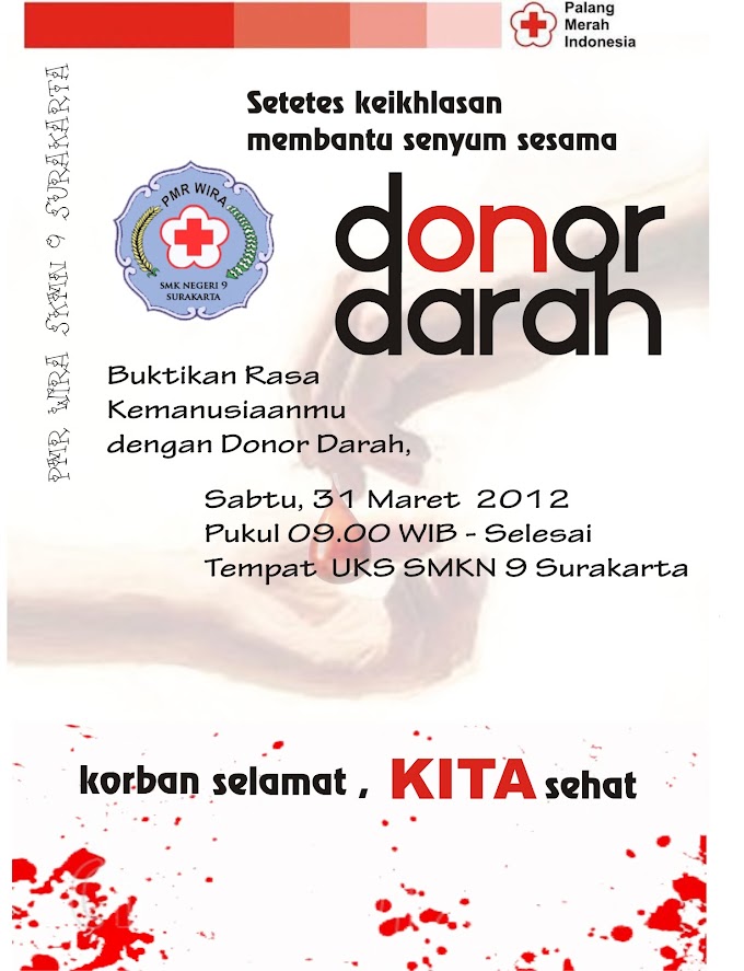 Pamflet Donor Darah / Pamflet donor darah tsa (a4).