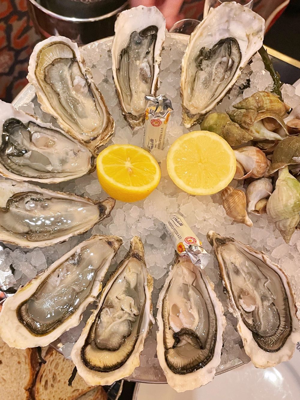 Seafood platter at Grand Café Capucines, Paris - style & travel blog