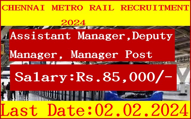 தமிழ்நாடு இரயில்வே துறையில் வேலைவாய்ப்பு 2024 - Quickly Apply!!