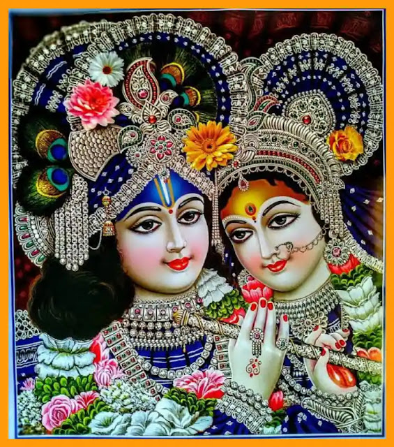 painting radha krishna images