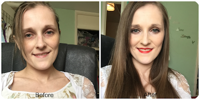 before and after look using high street brands