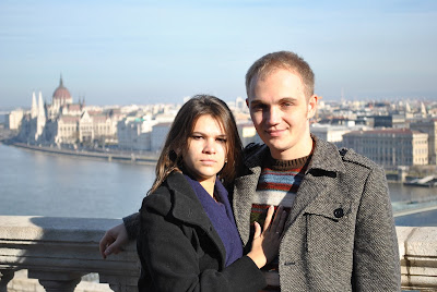 Triplet's parents in Budapest