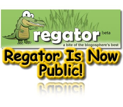 Regator, Public Beta, Blog Aggregator