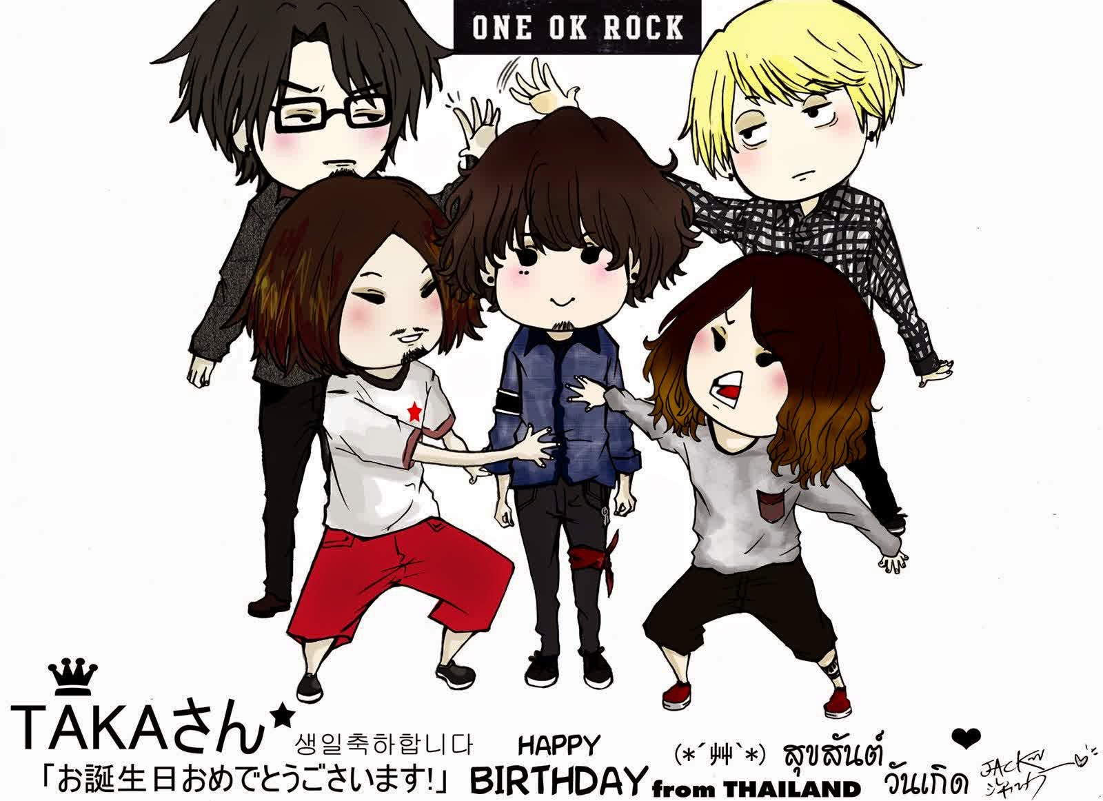 Koleksi Gambar Kartun ONE OK ROCK Kilas Dunia