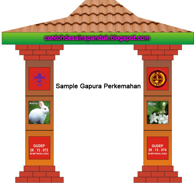 Contoh Gapura  Perkemahan Contoh Desain Spanduk