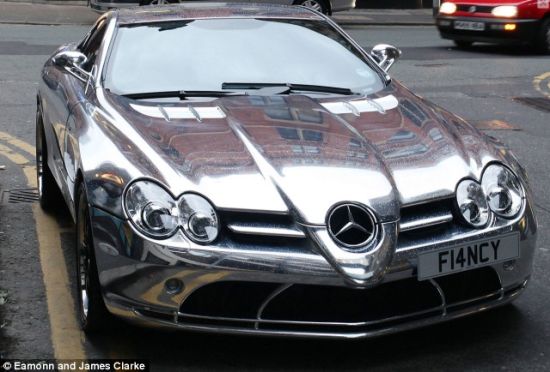 Last year a chromed out MercedesBenz SLR McLaren was spotted on the roads