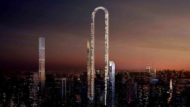 The Big Bend: 4,000ft u-shaped skyscraper for New York skyline