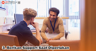 Berikan Support Saat Diperlukan merupakan salah satu strategi efektif membangun koneksi positif antara guru dan siswa