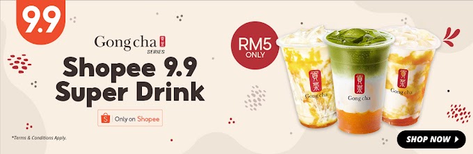 Gong Cha Introduces Its First-ever e-Drink Series with Shopee