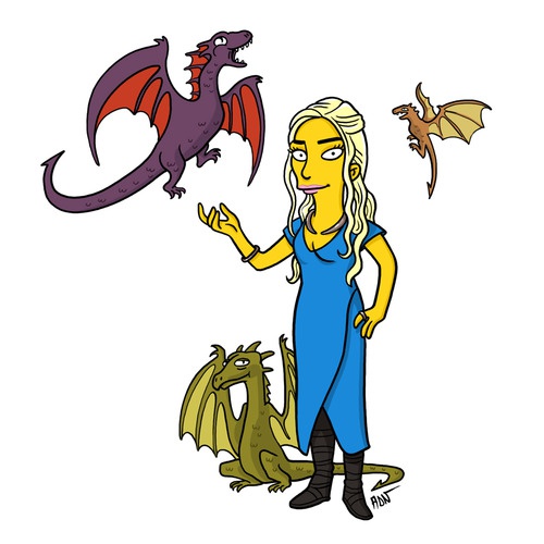 Daenerys-Targaryen-simpson