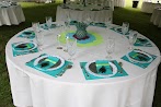 Peacock Themed Table Settings : peacock theme - table setting | Wedding Ideas for ... / See more ideas about peacock wedding theme, peacock wedding, peacock theme.