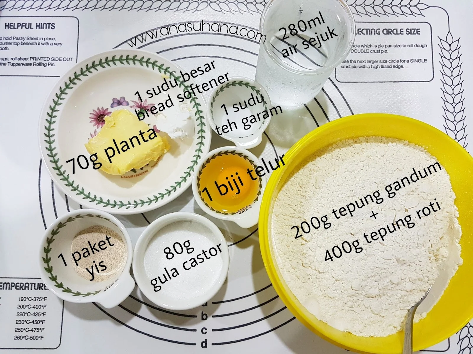 Resipi Roti Sarang Lebah dan Roti Sosej 