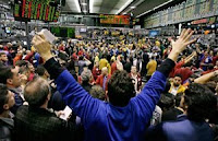 AP photo / M. Spencer Green <br />Traders at the Chicago Mercantile Exchange.