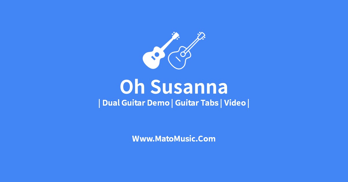 Oh Susanna Acoustic Guitar Tabs For Beginner | Video | Tabs