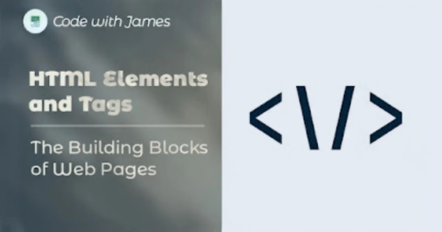 HTML Element and Tags Tutoraial by Code with James