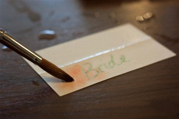  DIY Wedding Project Watercolour Place Name Cards