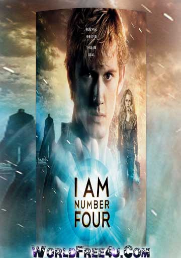 Poster Of I Am Number Four (2011) Full Movie Hindi Dubbed Free Download Watch Online At worldfree4u.com