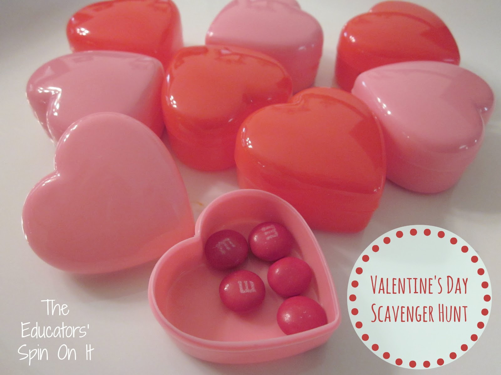... ' Spin On It: Valentine's Day Scavenger Hunt with Free Printables