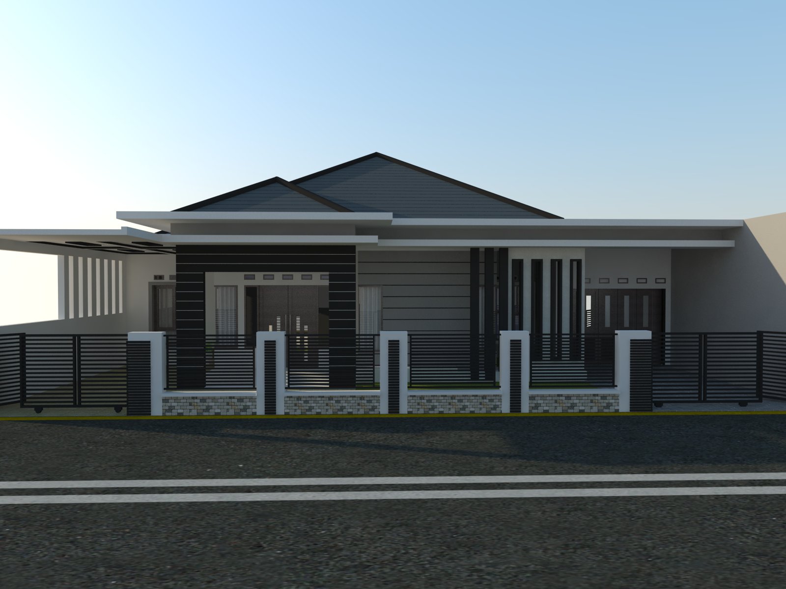 Desain Rumah Ibu Endang_Bogor- Jawa barat ~ jasa desain 