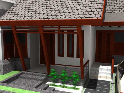 Contoh Gambar Desain Teras Rumah Minimalis 2014 Model  