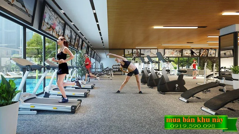 Phòng tập gym tại Green Building