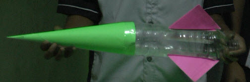 Membuat Roket Dari Bekas Botol  Air  Mineral 
