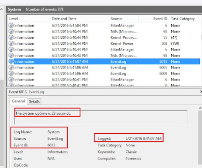 The system uptime is <number> seconds.