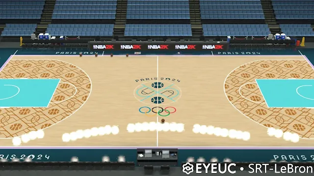 NBA 2K24 Paris 2024 Olympics Games Court