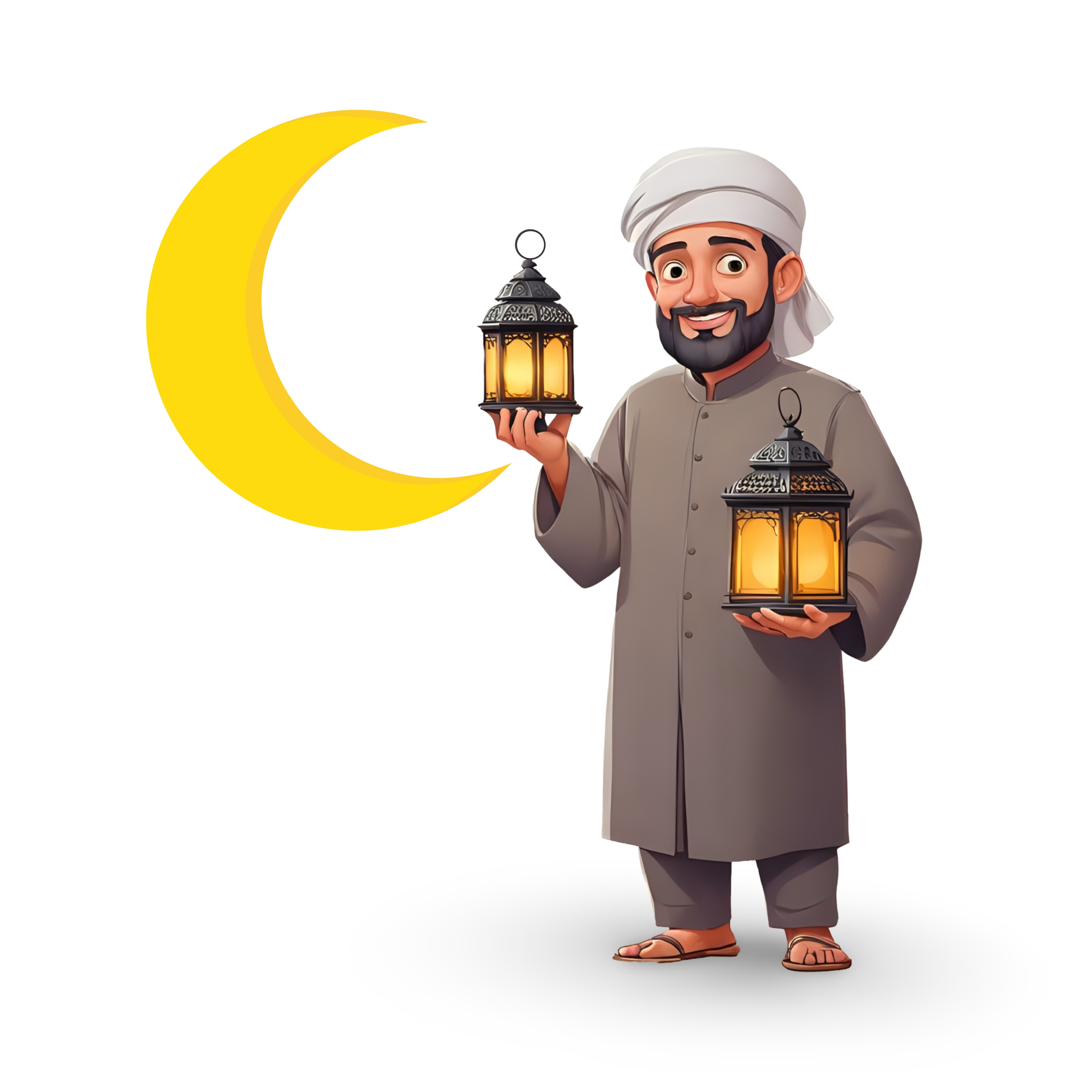 Ramadan cartoon character