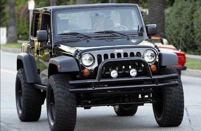 david beckham jeep