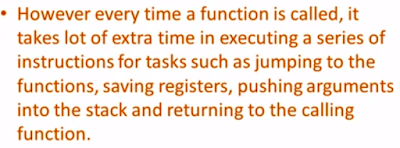 disadvantage of function, advantage of function