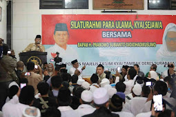 Prabowo Subianto Hadiri Silahturahmi Para Ulama dan Kyai se Jawa