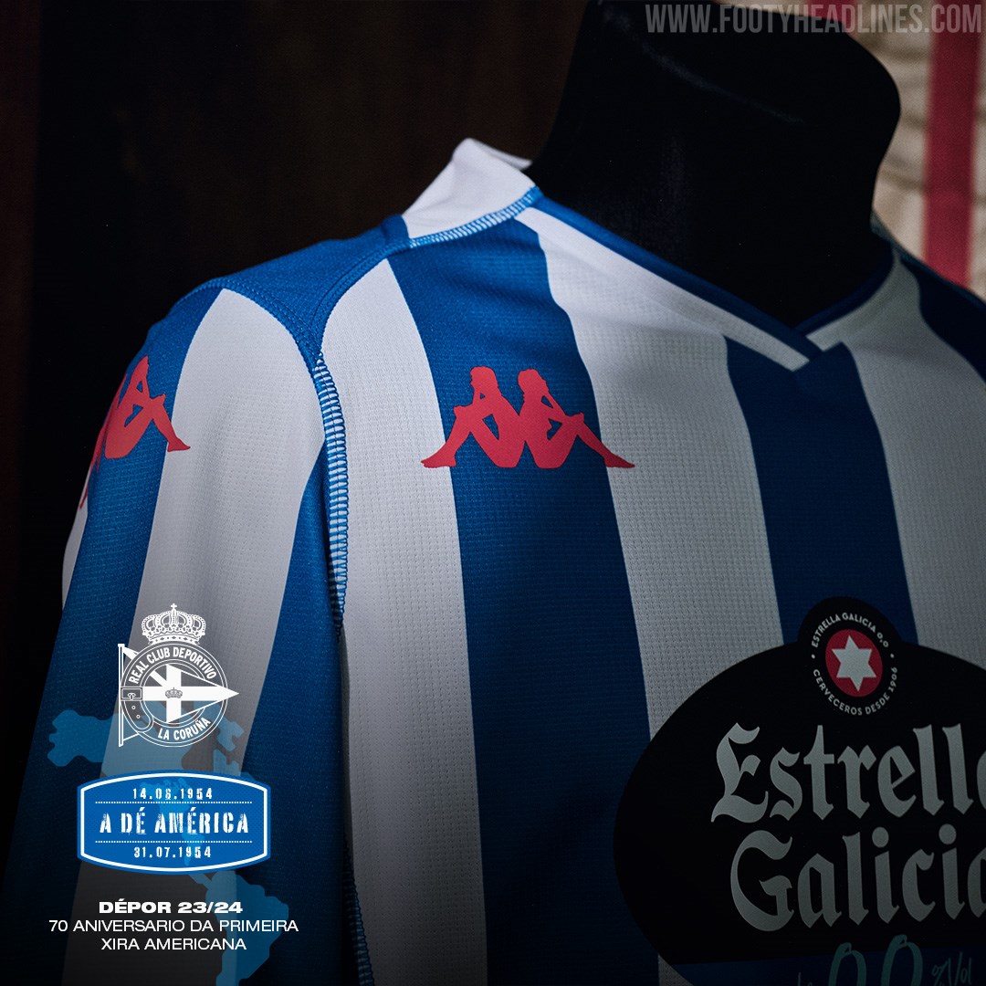Equipación oficial Deportivo de la Coruña, temporada 23-24