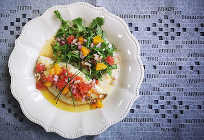 Dorada a la plancha con salsa de cítricos. Una salsa saludable rica en vitamina C  DietNattule