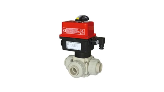 Bamo Electrically Actuated 3-Way Ball Valves VE3V S4-PPH