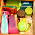 Organized Lunch Containers Drawer