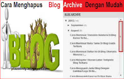 Cara Menghapus Blog Archive Dengan Mudah