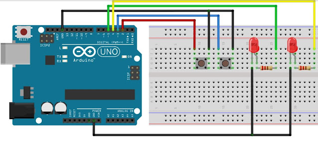 Rangkaian Pengendali dengan Arduino