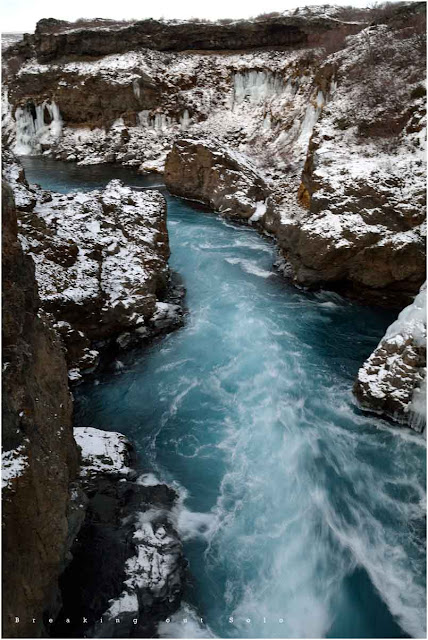 Barnafoss waterfalls Iceland