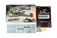 Eduard 1/48 KURFURST (BF-109K-4) (11177) Colour Guide & Paint Conversion Chart