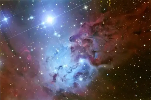 The Fox Fur Nebula (IC 4592), a dark nebula in Monoceros constellation.