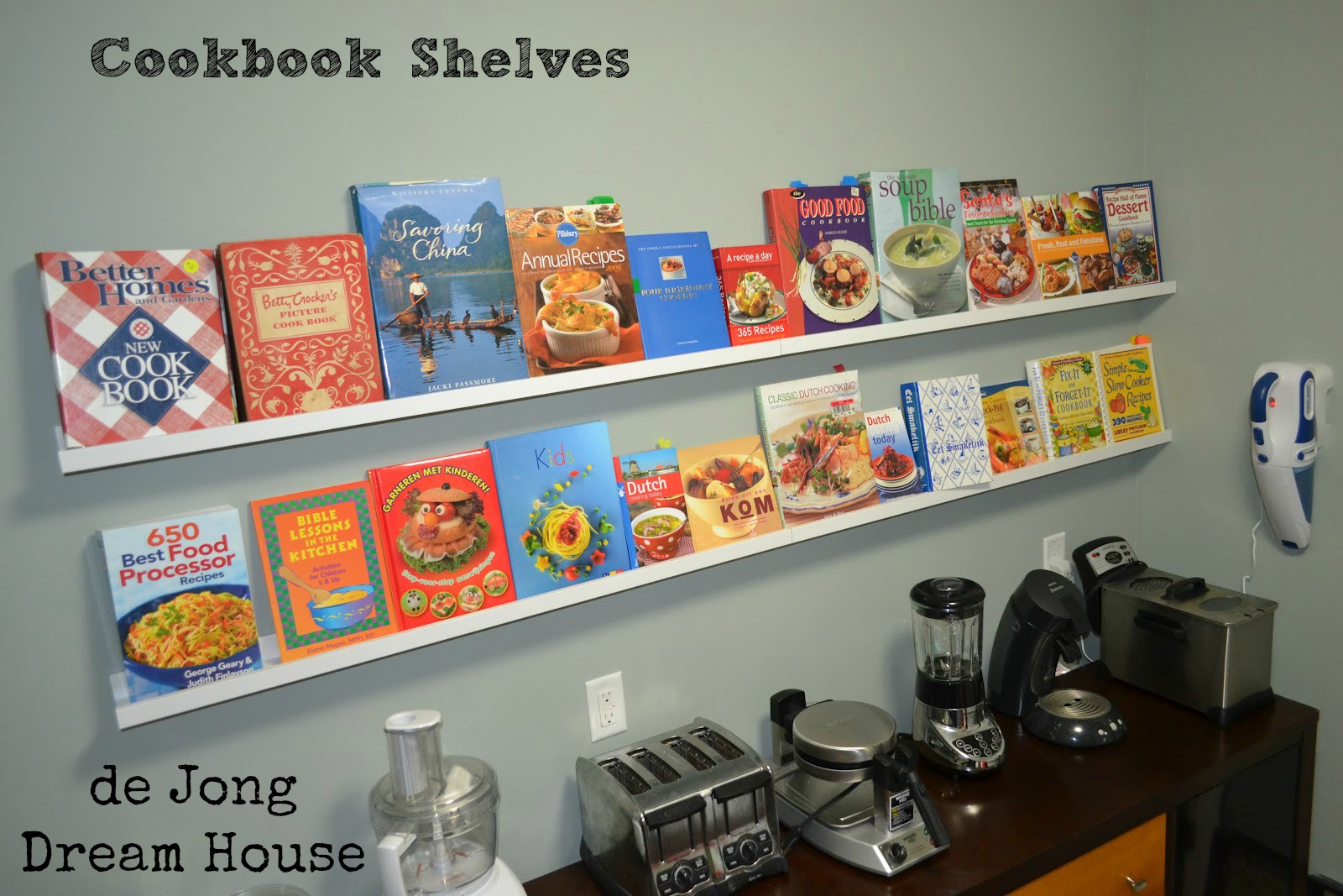 de Jong Dream House: Cook Book Shelves