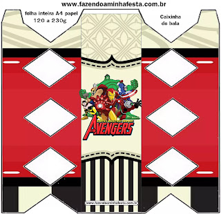 Avengers Party Free Printable Boxes. 