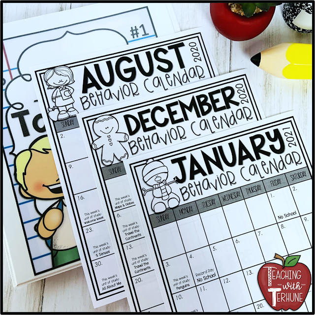 Behavior Calendars