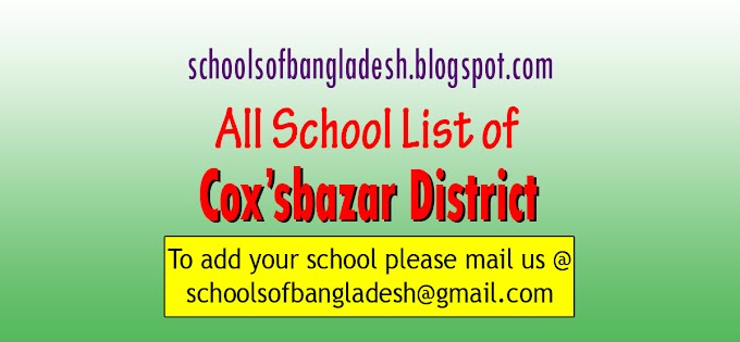 Government School in Cox'sbazar District