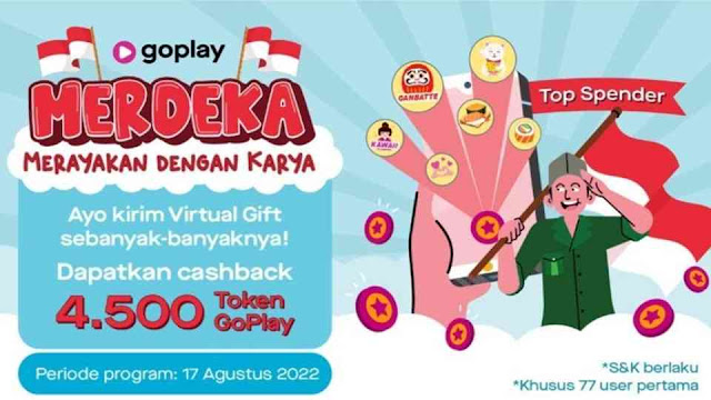 Mau cashback 4.500 dari GoPlay? Yuk rayakan semangat kemerdekaan bersama GoPlay