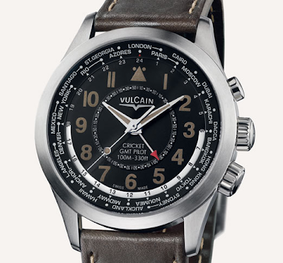 VULCAIN AVIATOR GMT PILOT VINTAGE